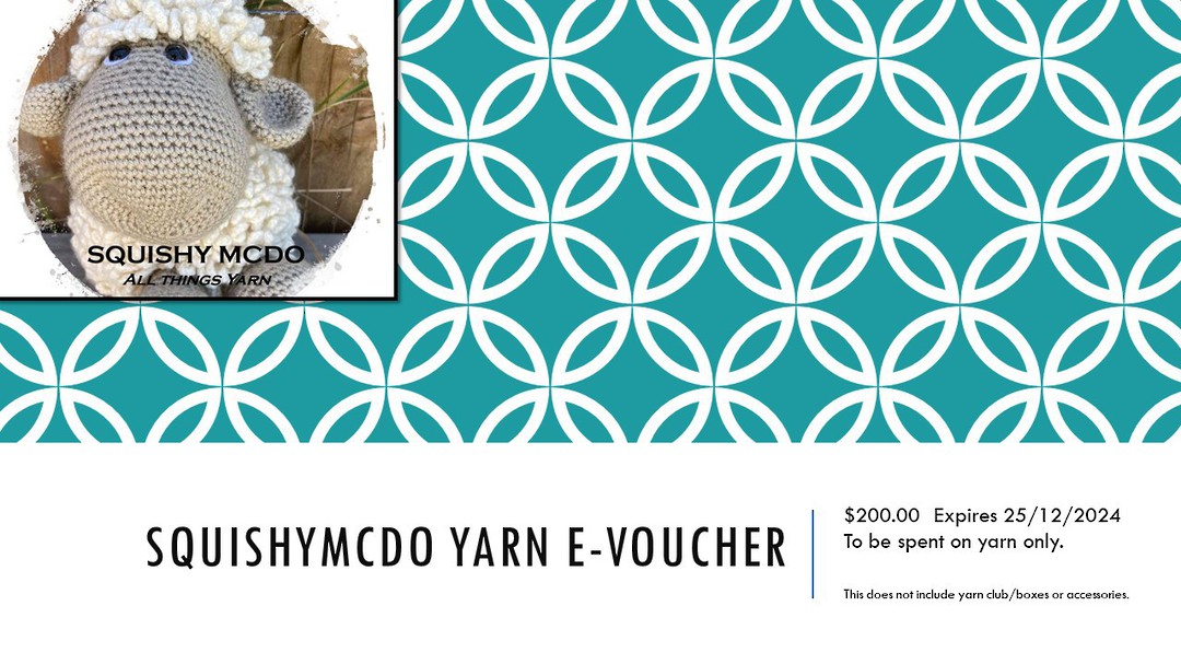SquishyMcDo Yarn Voucher $200 image 0